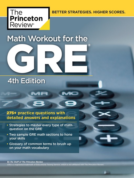 Title details for Math Workout for the GRE by The Princeton Review - Available